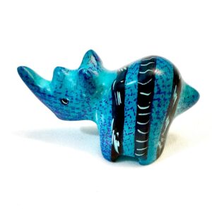 Hand-Carved Rhino | Small