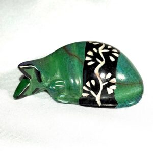 sleeping cat - green