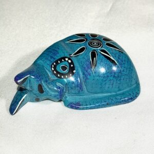 sleeping cat - light blue