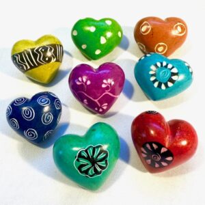 Small Soapstone Hearts